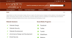 Desktop Screenshot of copperabstract.com
